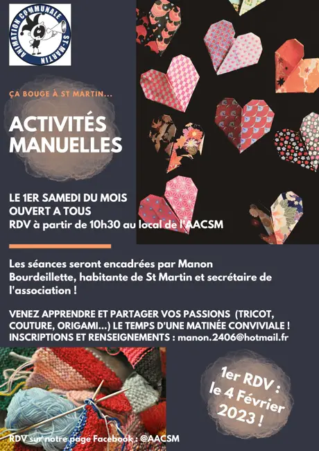 activites manuelles saint martin